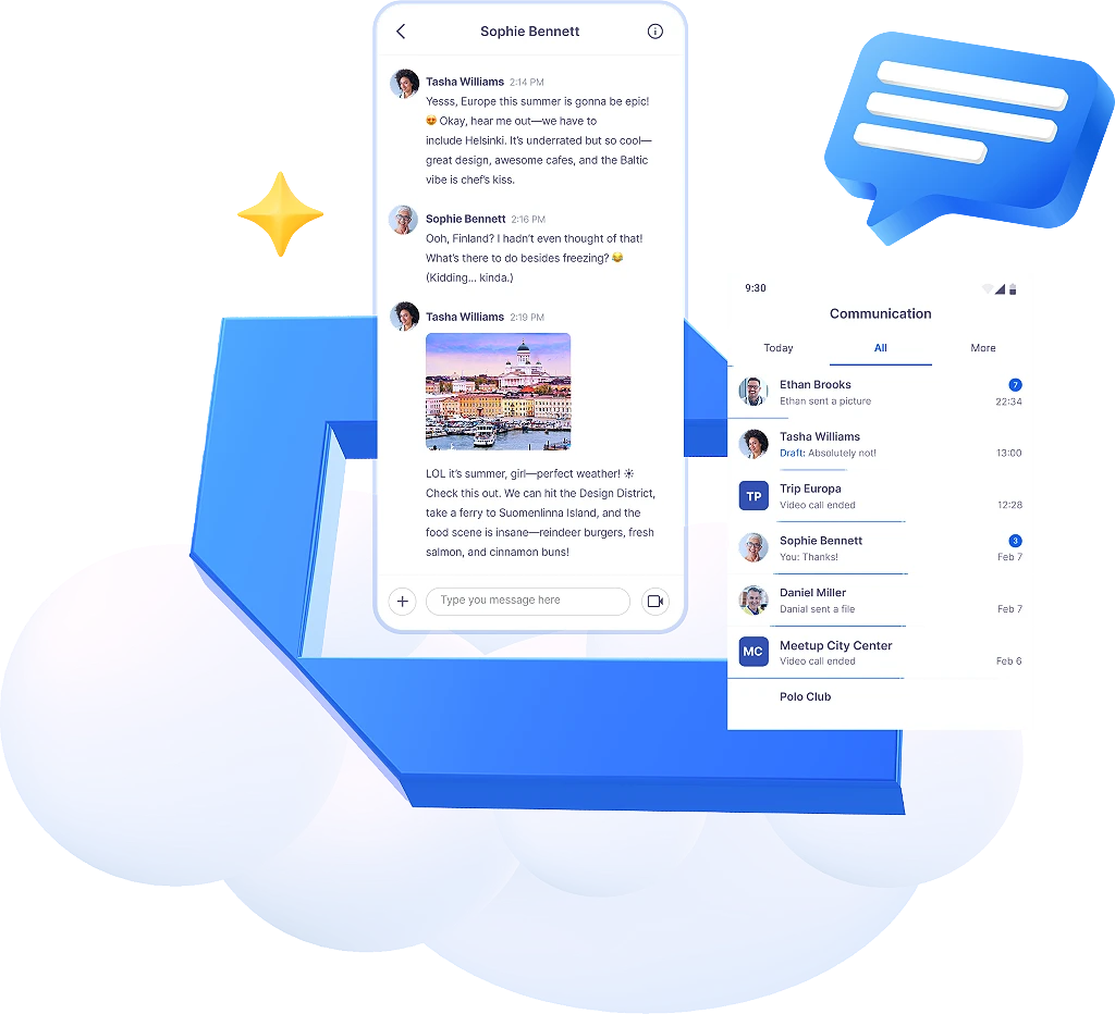 <div>Instant messaging</div>